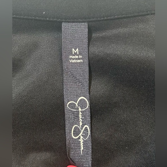 Jessica Simpson Faux Leather/Suede Black Mini Skirt. Size M. Mobwife. Grunge. - Picture 3 of 6